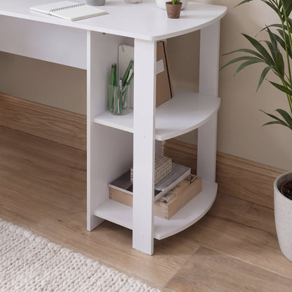 Essie Corner Desk - L-Shaped - White