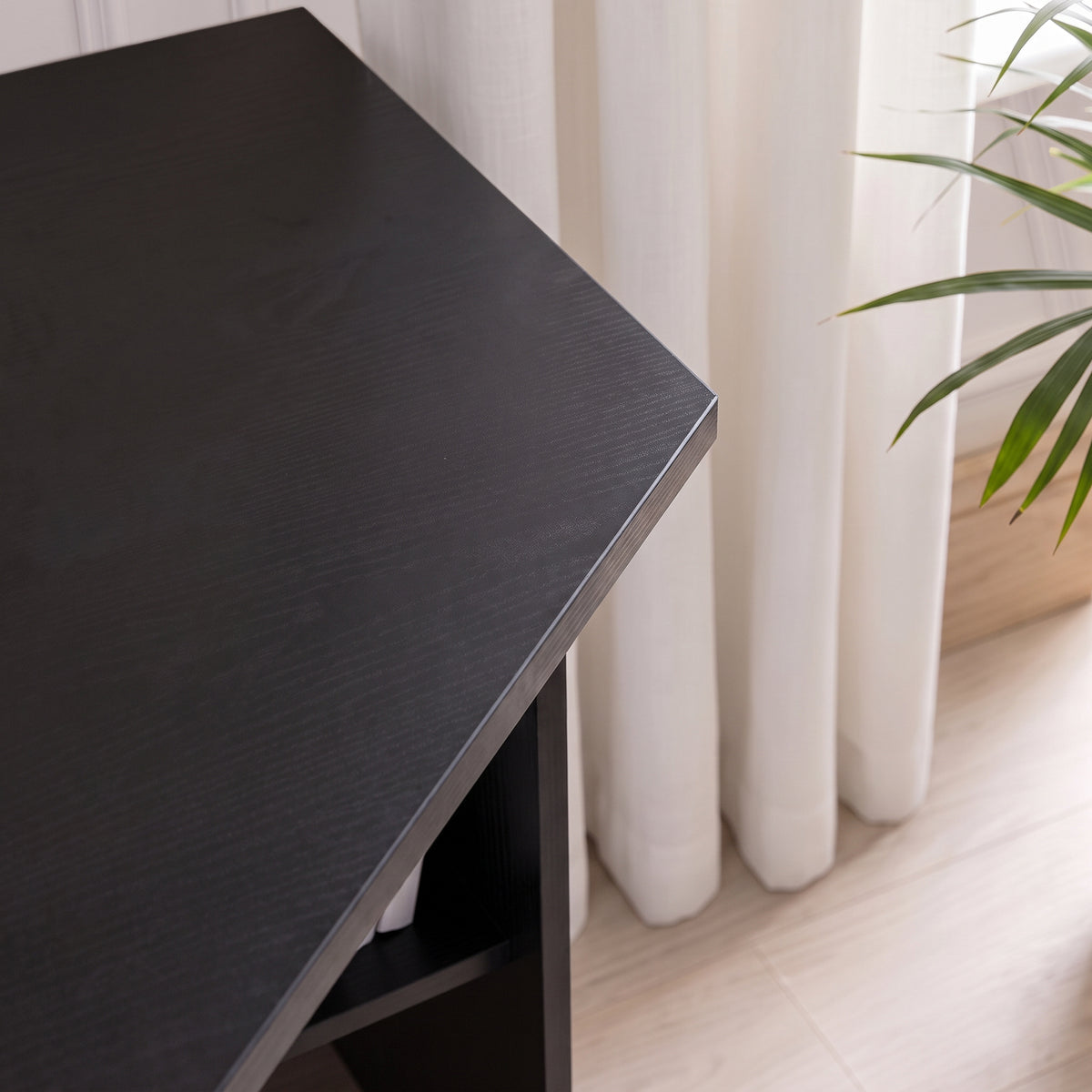 Essie Corner Desk - Black