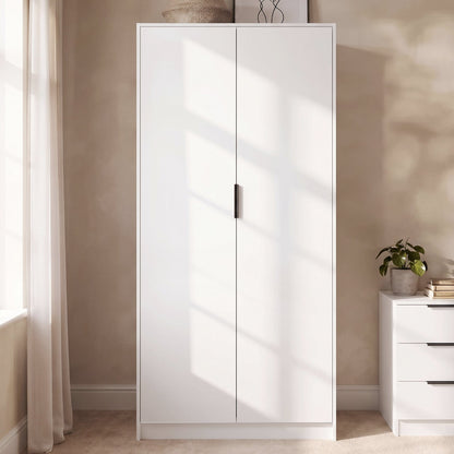 Essie Wardrobe & Drawers Bedroom Set - Pure White