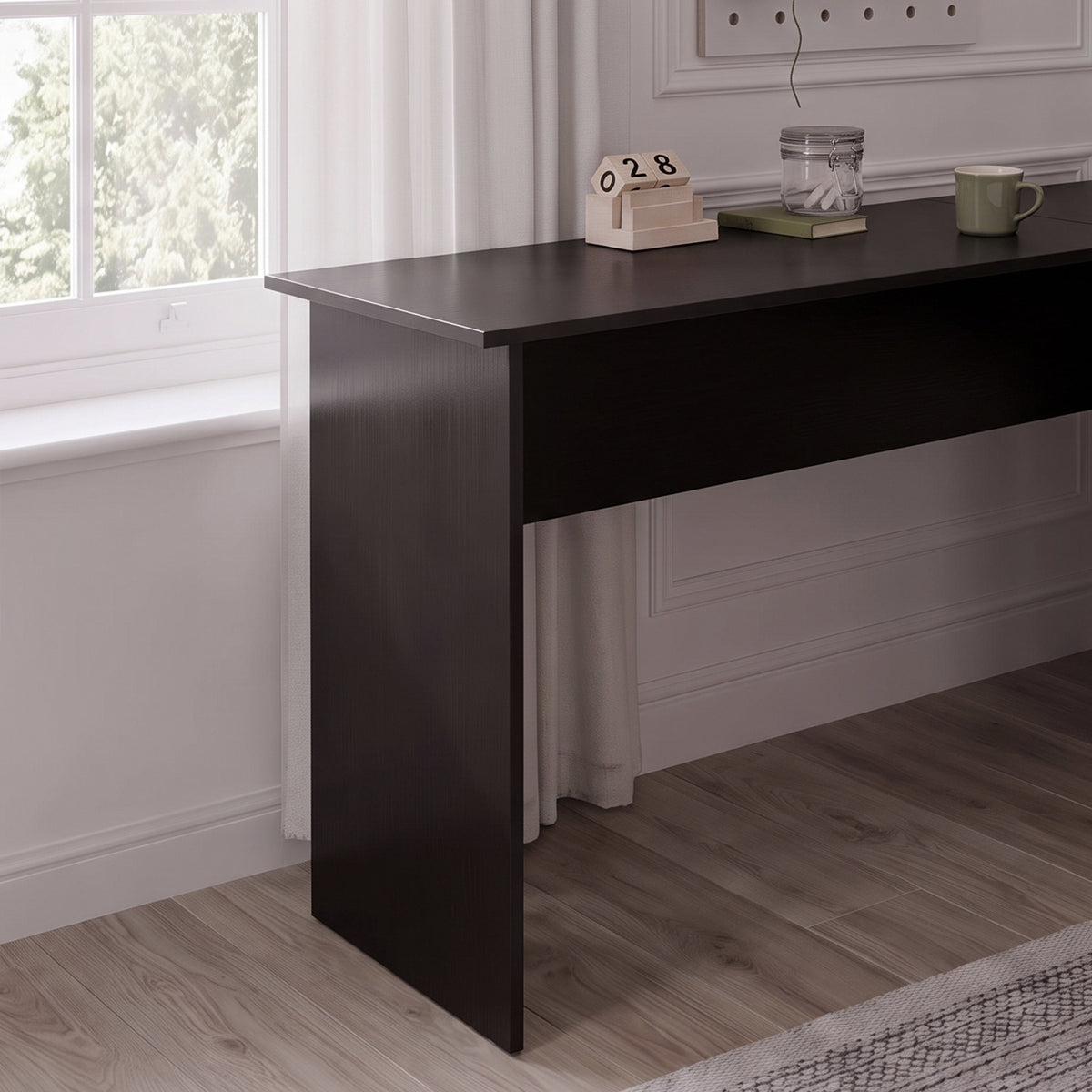 Essie L Shaped Desk in Black