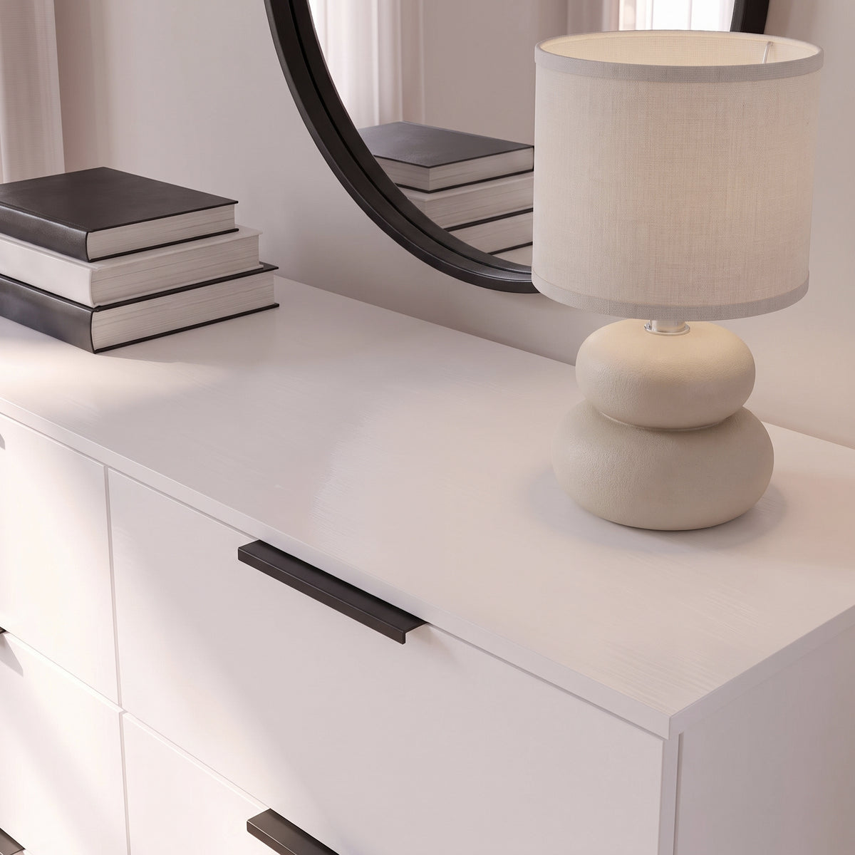 Essie 8 Drawer Chest of Drawers - Pure White