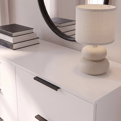 Essie 8 Drawer Chest of Drawers - Pure White