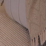 Etta King Ottoman Bed - Ivory Pleated - Laura James