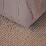 Etta King Ottoman Bed - Ivory Pleated - Laura James
