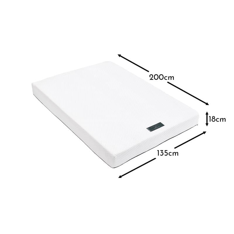 Evie Double Mattress - Forest Green Zip