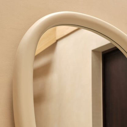 Fawley 100x70cm Freeform Wall Mirror - Oatmeal - Laura James
