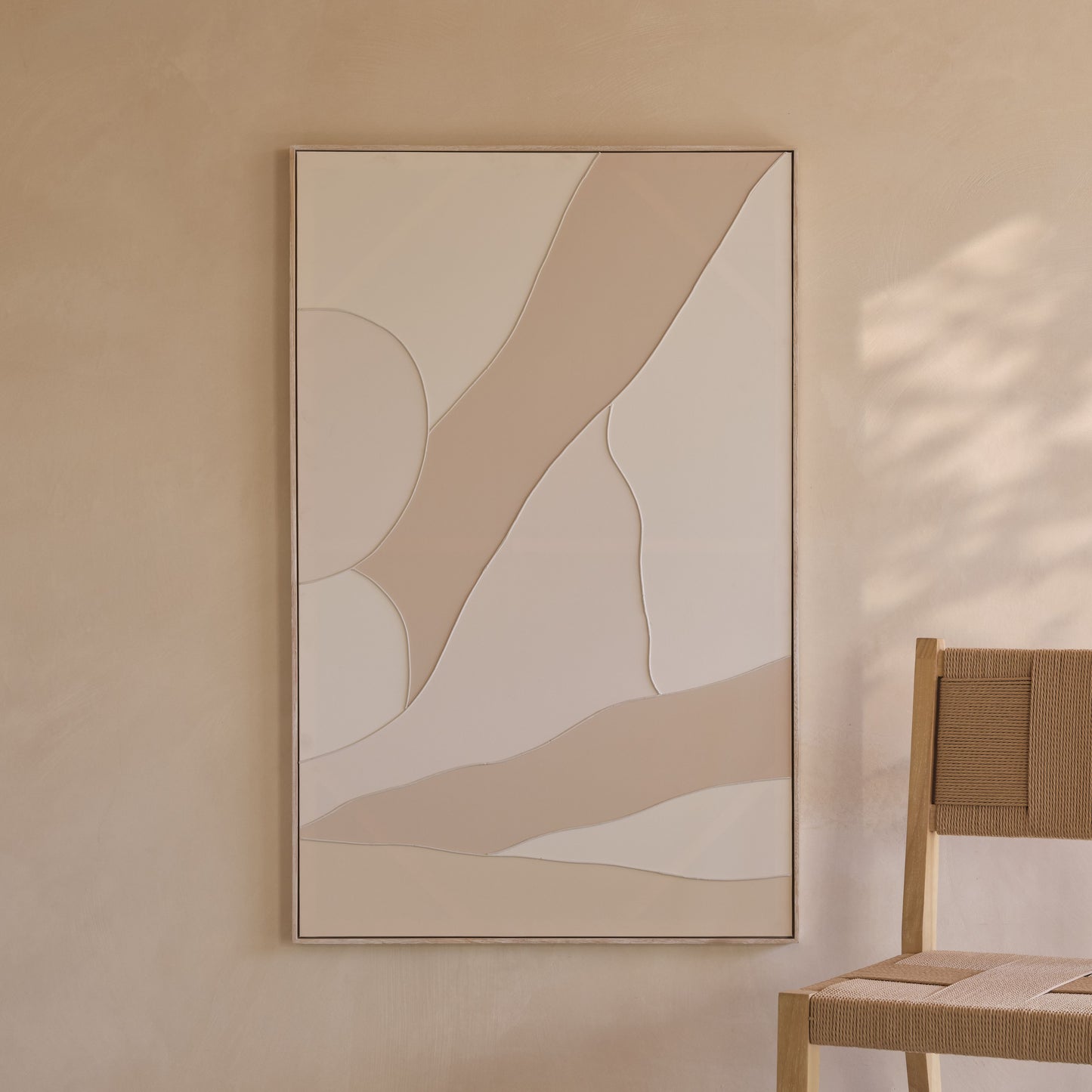 Fray 110x70cm Patchwork Wall Art - II - Laura James 