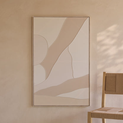 Fray 110x70cm Patchwork Wall Art - II - Laura James 