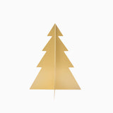 Falun 25cm Metal Tree Ornament - Gold - Laura James