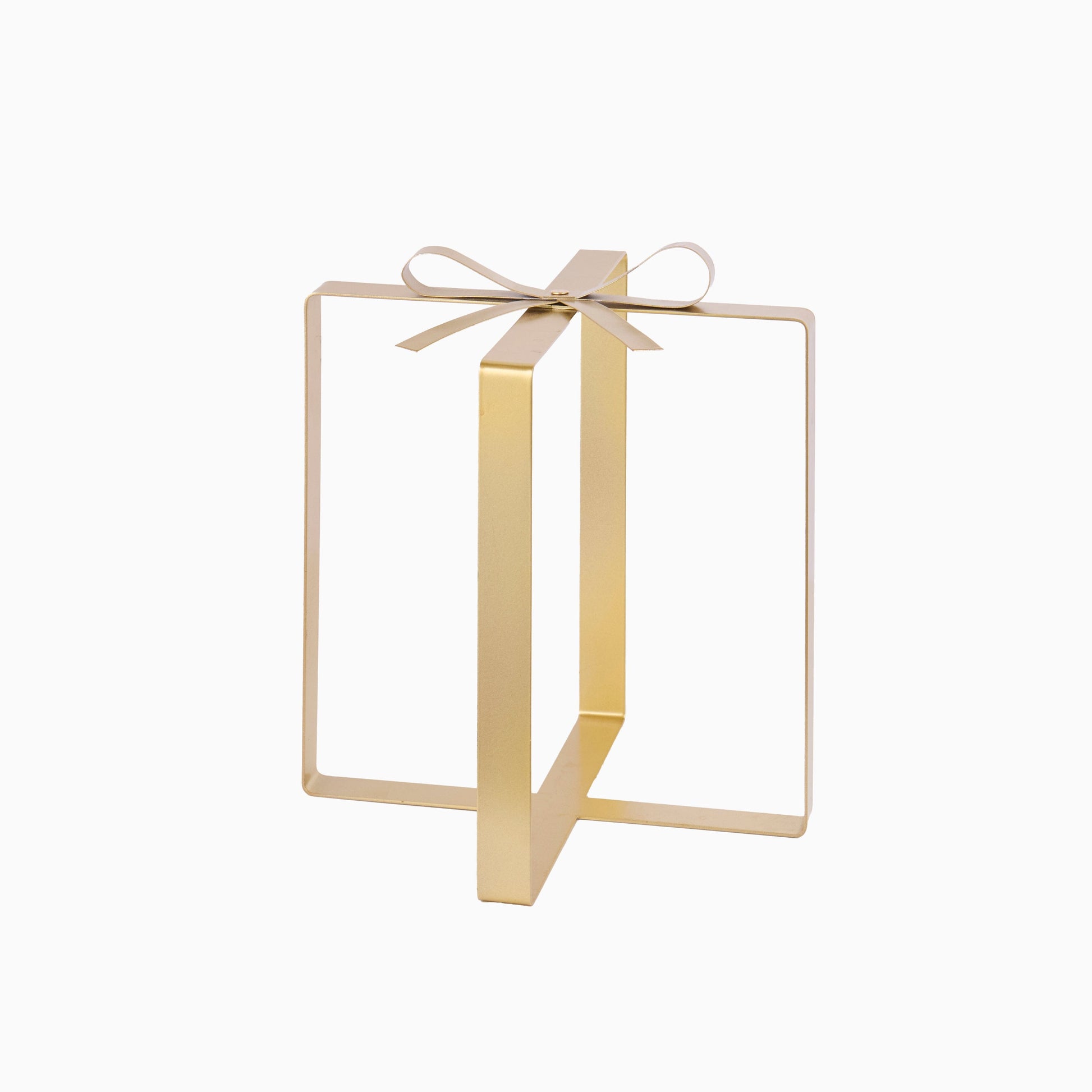 Falun Metal Present Ornaments - Set of 2 - Gold - Laura James