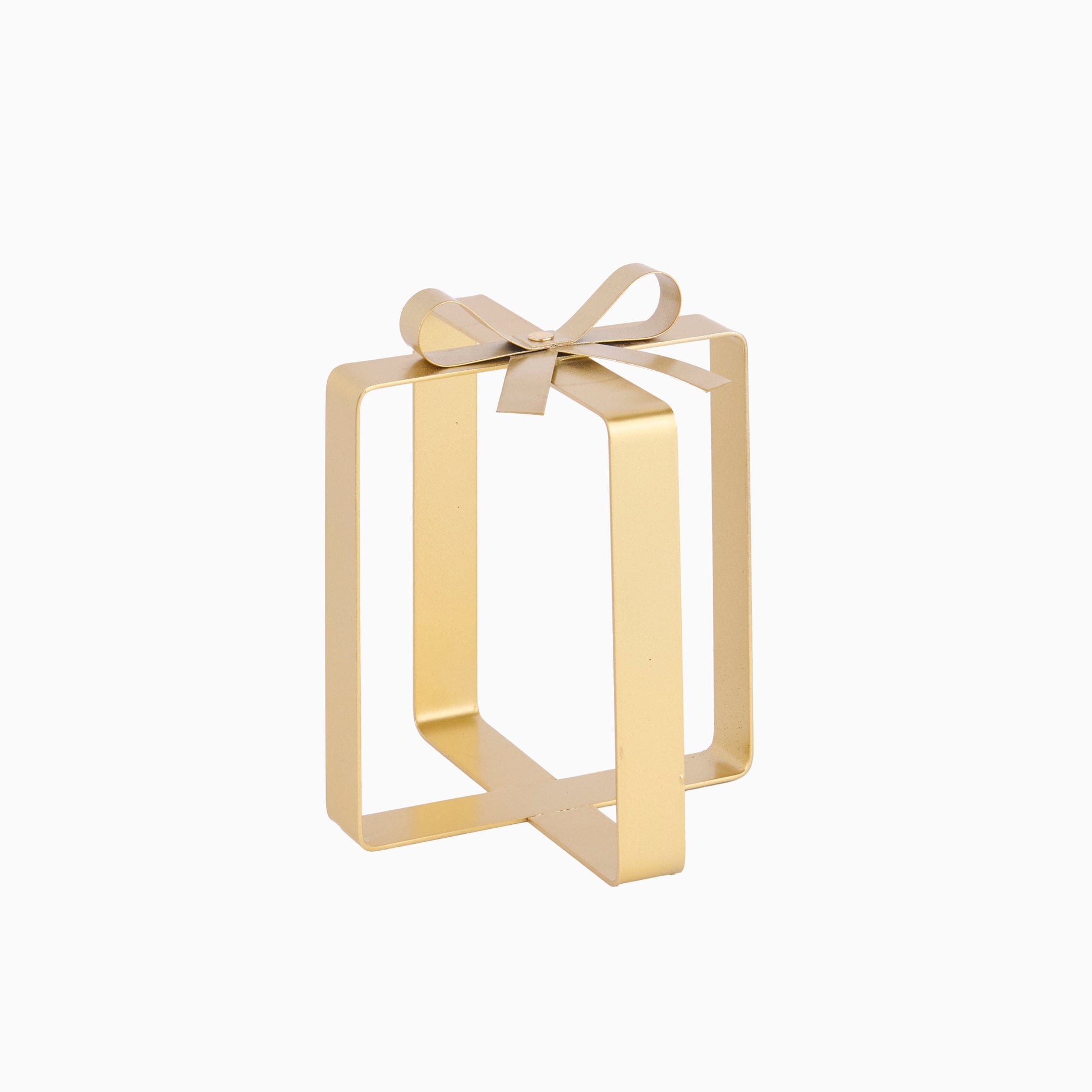 Falun Metal Present Ornaments - Set of 2 - Gold - Laura James