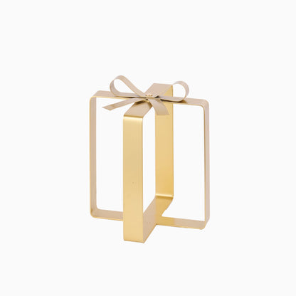 Falun Metal Present Ornaments - Set of 2 - Gold - Laura James