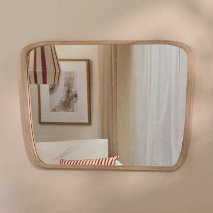 Farleigh Large Whitewash Wooden Mirror - Laura James
