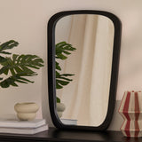 Farleigh Small Black Wooden Mirror - Laura James
