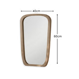 Farleigh Small Whitewash Wooden Mirror - Laura James
