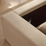 Farrah Double Ottoman Bed - Ivory