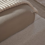 Farrah Double Ottoman Bed - Oat Boucle