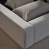 Farrah Double Ottoman Bed - Oat Boucle
