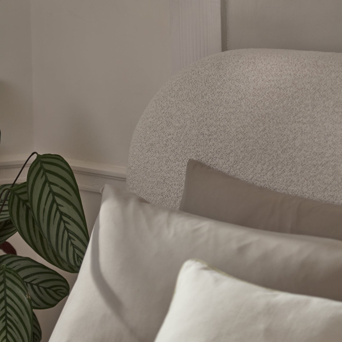 Farrah Double Ottoman Bed - Oat Boucle