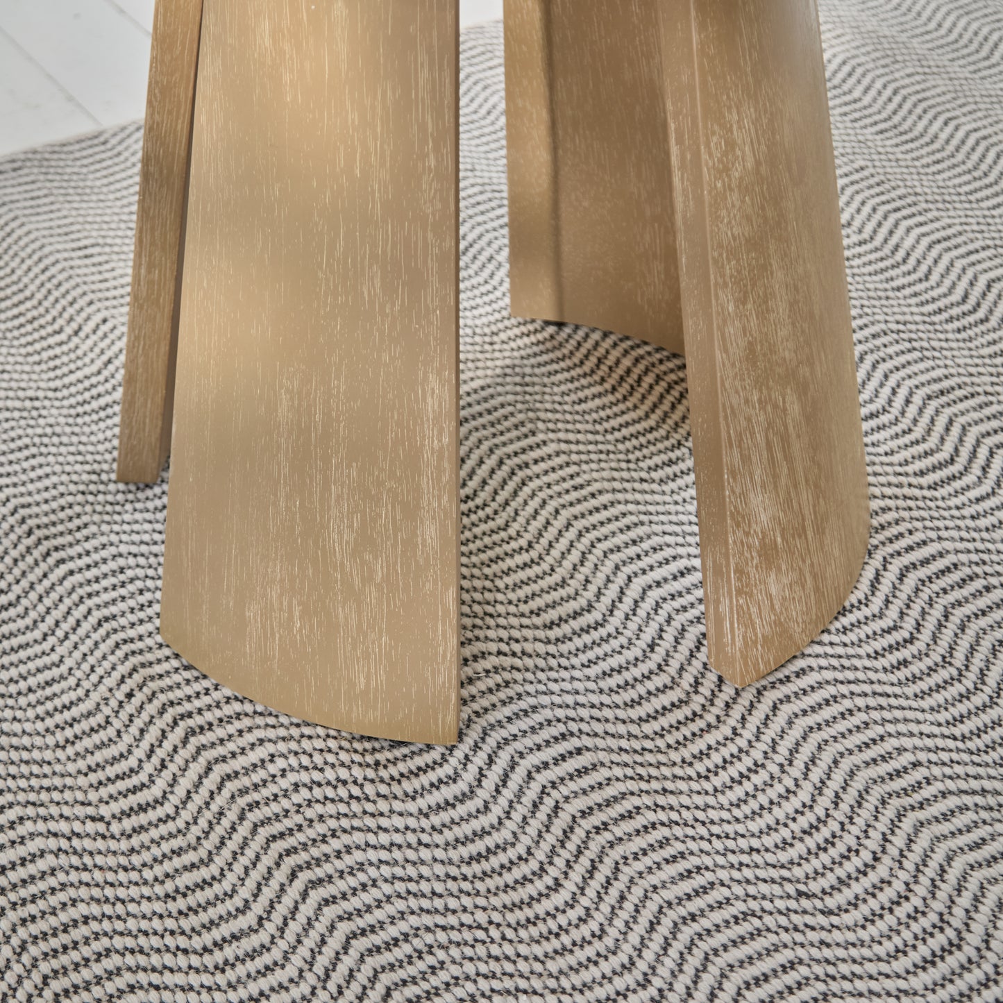 Farren Whitewash Oak Round Dining Table - Laura James