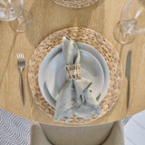 Farren Whitewash Oak Oval Dining Table Set - 4 Seater - Freya Sand Dining Chairs - Whitewash Oak Legs - Laura James