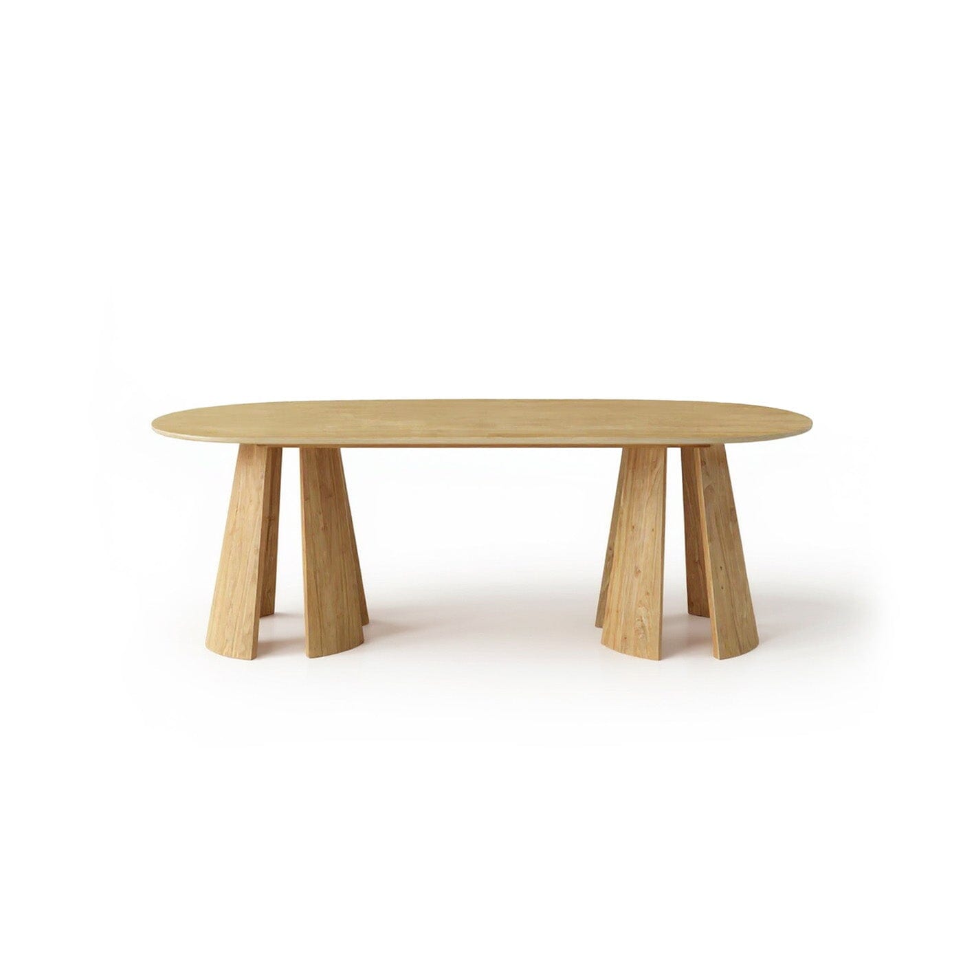 Farren Whitewash Oak Oval Dining Table - Laura James 