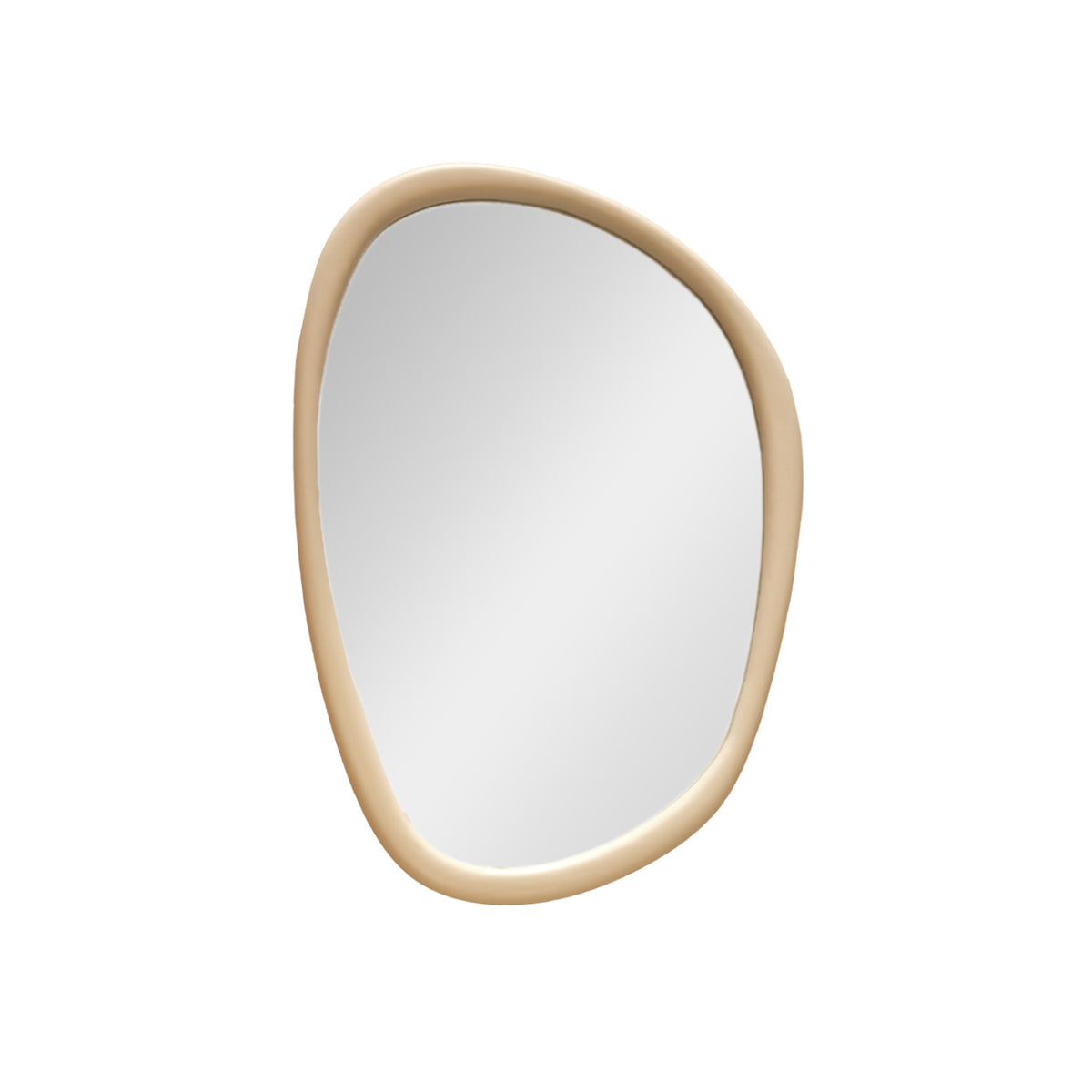 Fawley 100x70cm Freeform Wall Mirror - Oatmeal - Laura James 