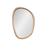 Fawley 100x70cm Freeform Wall Mirror - Whitewash - Laura James 