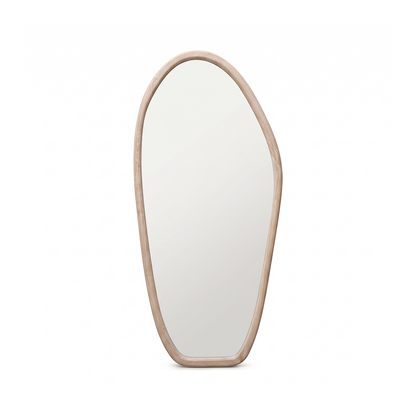 Fawley 180x80cm Freeform Wall Mirror - Whitewash