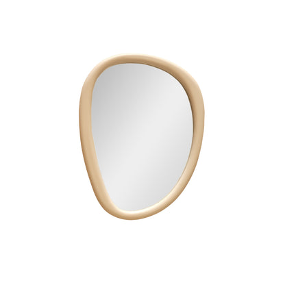 Fawley 65x50cm Freeform Wall Mirror - Oatmeal - Laura James 