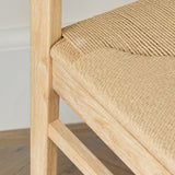 Faye Whitewash Oak Dining Chairs - Set of 2 - Laura James 