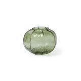Ferrara 15cm Glass Vase - Olive Green - Laura James 