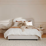 Finola Double Ottoman Bed - Ivory - Laura James 