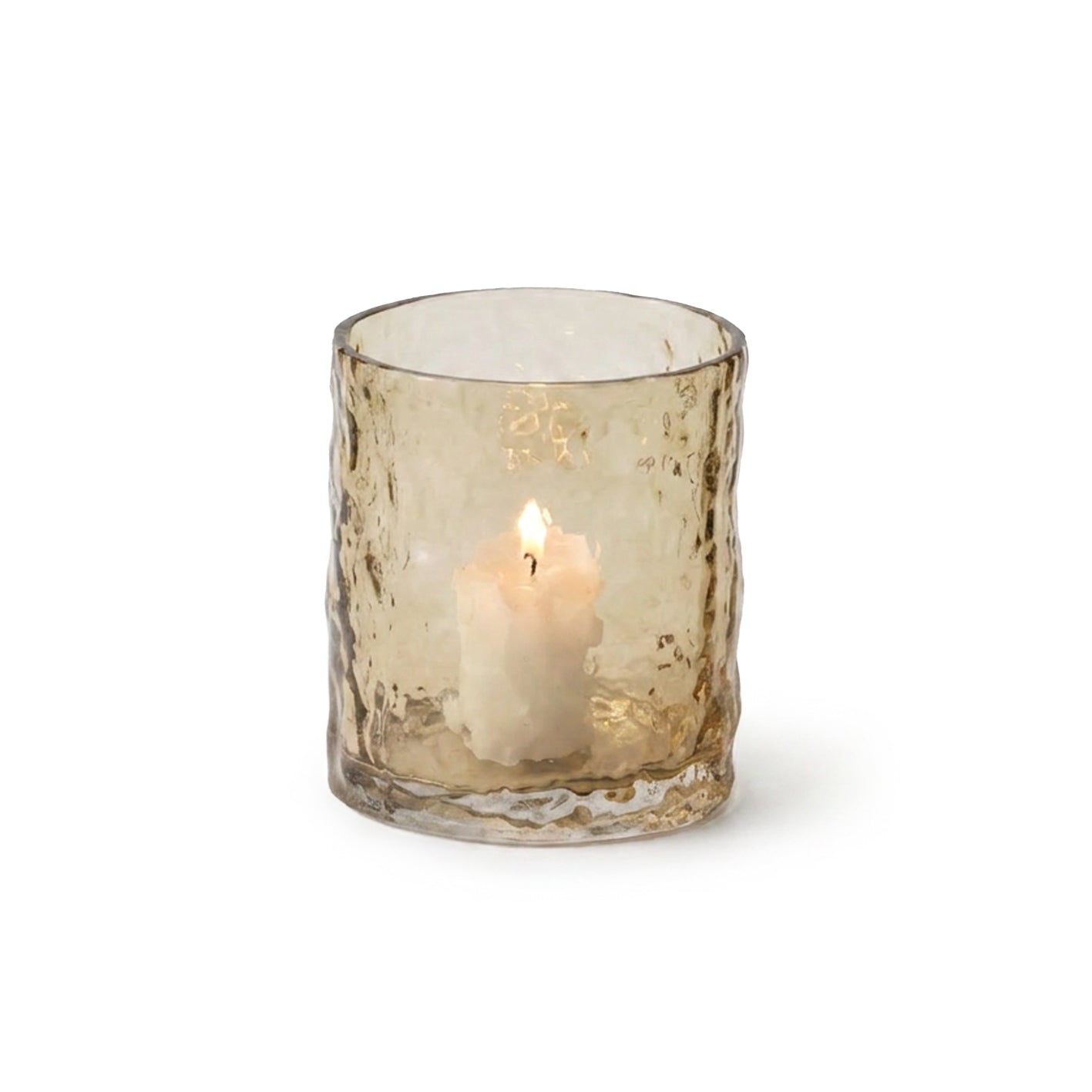 Fiorana 13cm Glass Hurricane - Driftwood - Laura James 