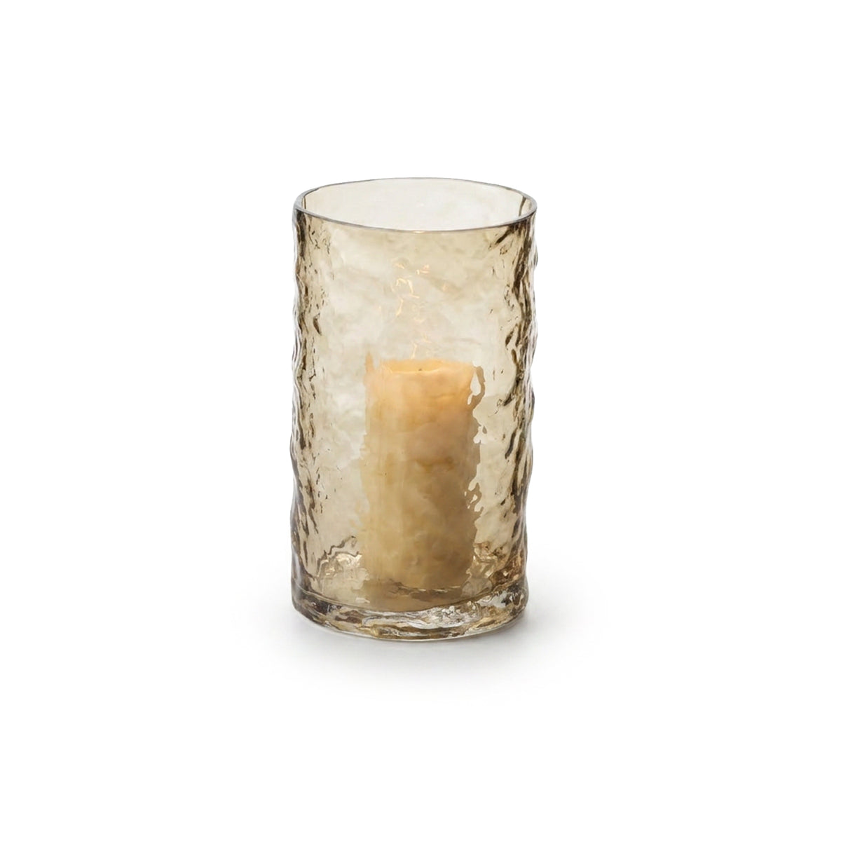 Fiorana 20cm Glass Hurricane - Driftwood - Laura James 