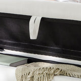 Fleur Large Footstool - Ivory - Laura James