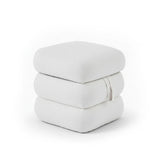 Fleur Footstool - Ivory - Laura James