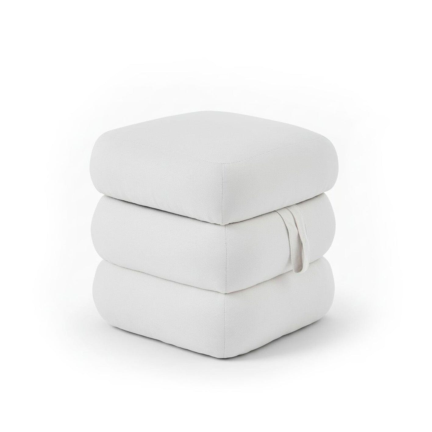 Fleur Footstool - Ivory - Laura James