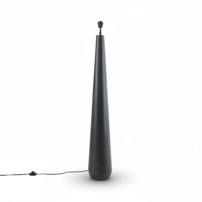 Foxcote Black Metal Floor Lamp Base - 129cm - Laura James 