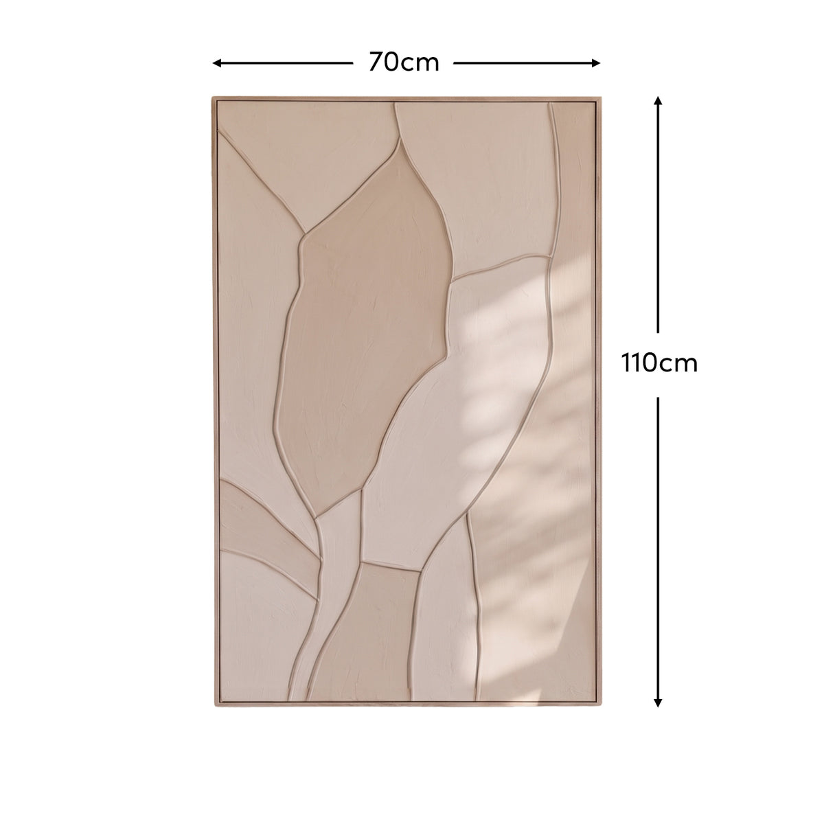 Fray 110x70cm Patchwork Wall Art - I