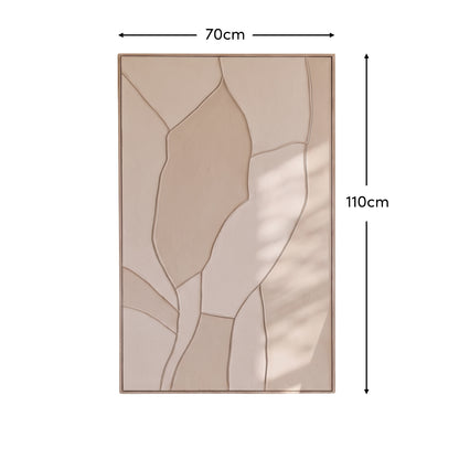 Fray 110x70cm Patchwork Wall Art - I