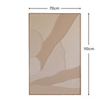 Fray 110x70cm Patchwork Wall Art - II - Laura James 