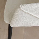 Freya Boucle Armchairs with Black Legs
 - Laura James 