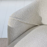 Freya Oat Boucle Armchair - Set of 2 - Whitewash Oak Legs - Laura James