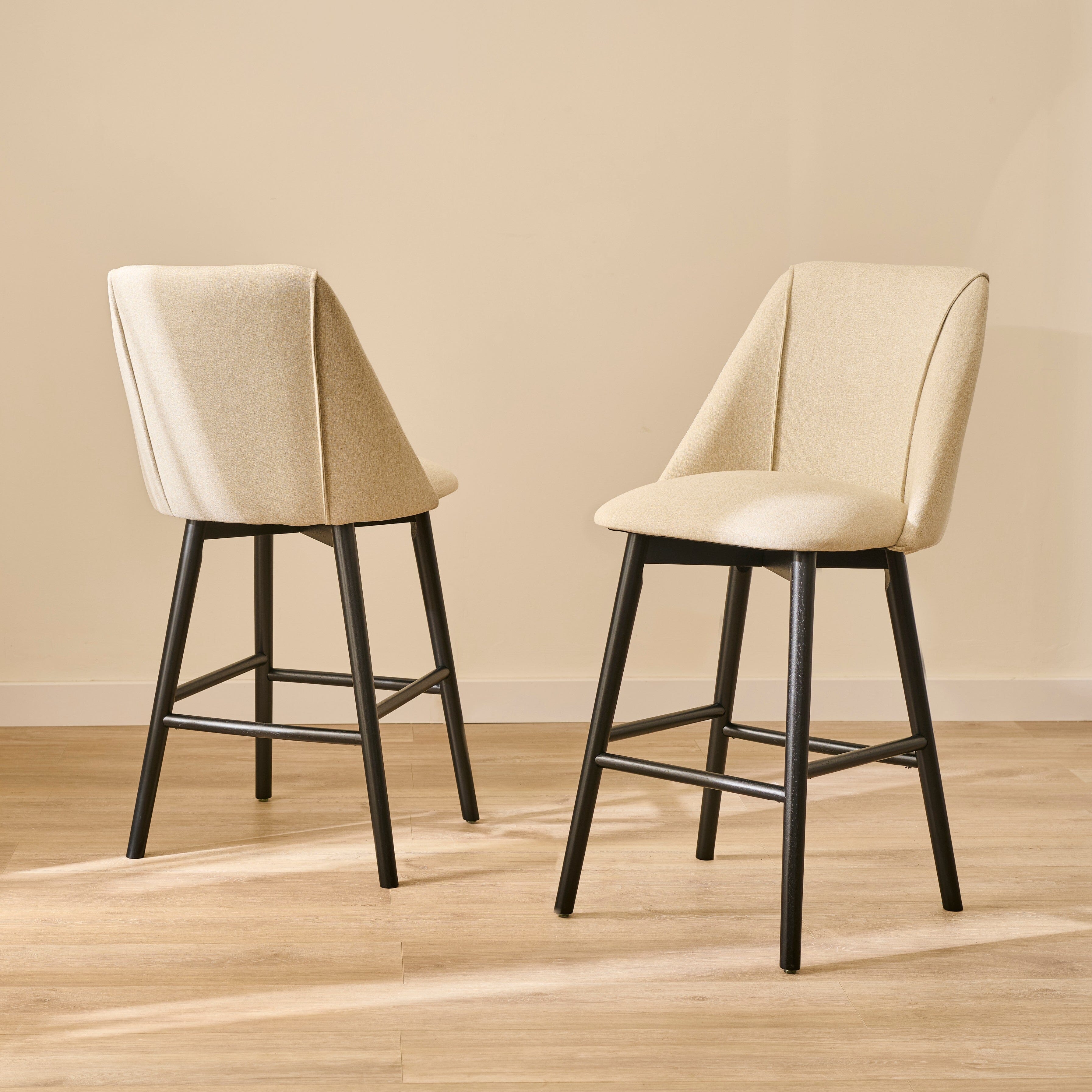 Freya Sand Bar Stool - Black Legs – Laura James