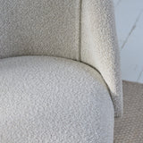 Freya Oat Boucle Dining Chairs - Set of 2 - Whitewash Oak Legs - Laura James
