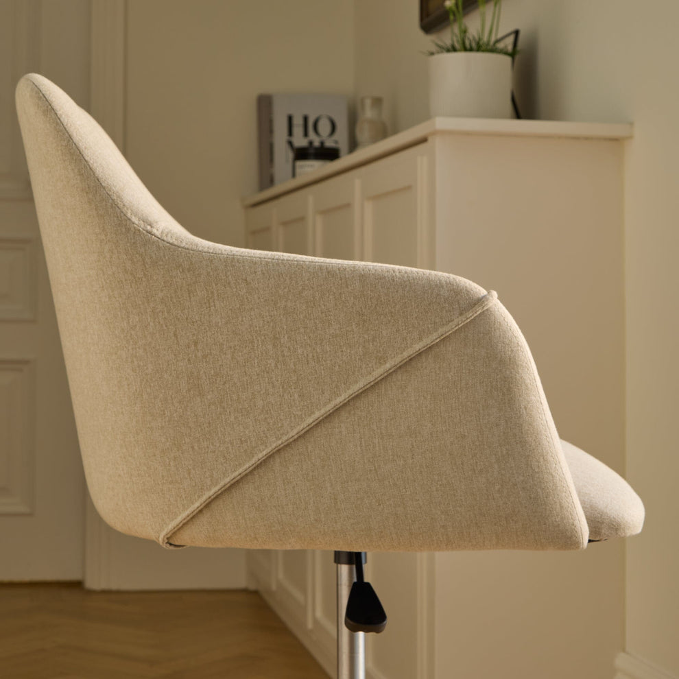 Freya Office Swivel Chair - Sand – Laura James