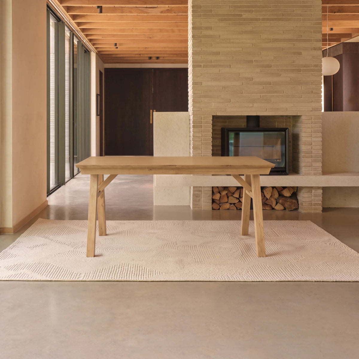 Sabina 160-240cm Pale Oak Extending Dining Table