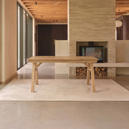 Sabina 160-240cm Pale Oak Extending Dining Table