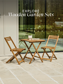 SHOP WOODEN GARDEN SETS